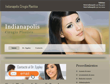 Tablet Screenshot of indianapoliscirugiaplastica.com